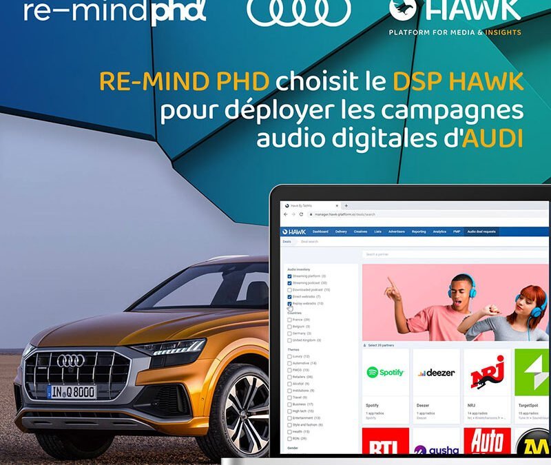 L’agence media Re-Mind PHD annonce avoir utilisé le dispositif Audio Deal Request en exclusivité pour la première fois en France !