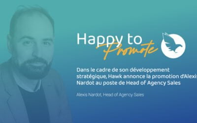 Hawk annonce la promotion d’Alexis Nardot au poste de Head of Agency Sales